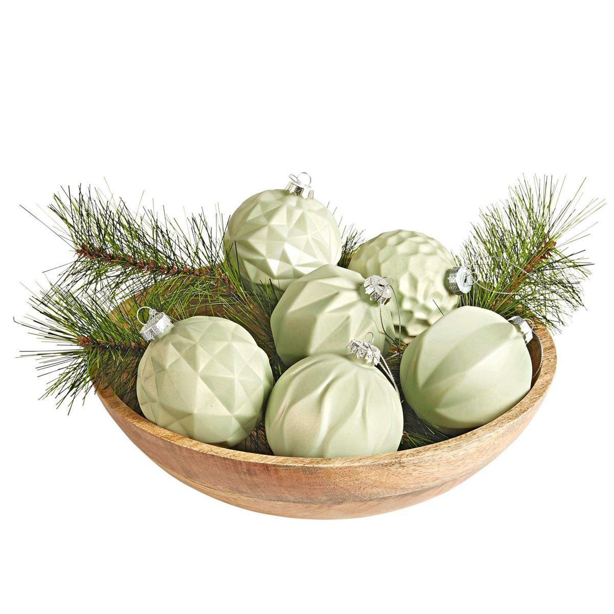 Deko-Kugel-Set, 6-tlg. Ravona Salbei