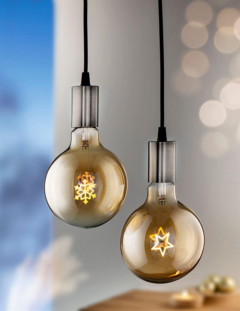 LED-Hängeleuchten "Wintertime" 2er-Set