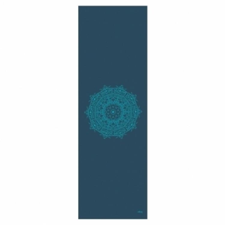 Yogamatte Leela Collection Yantra/Alignment, dunkelblau