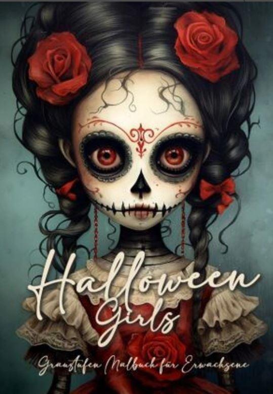 Halloween Girls Malbuch 