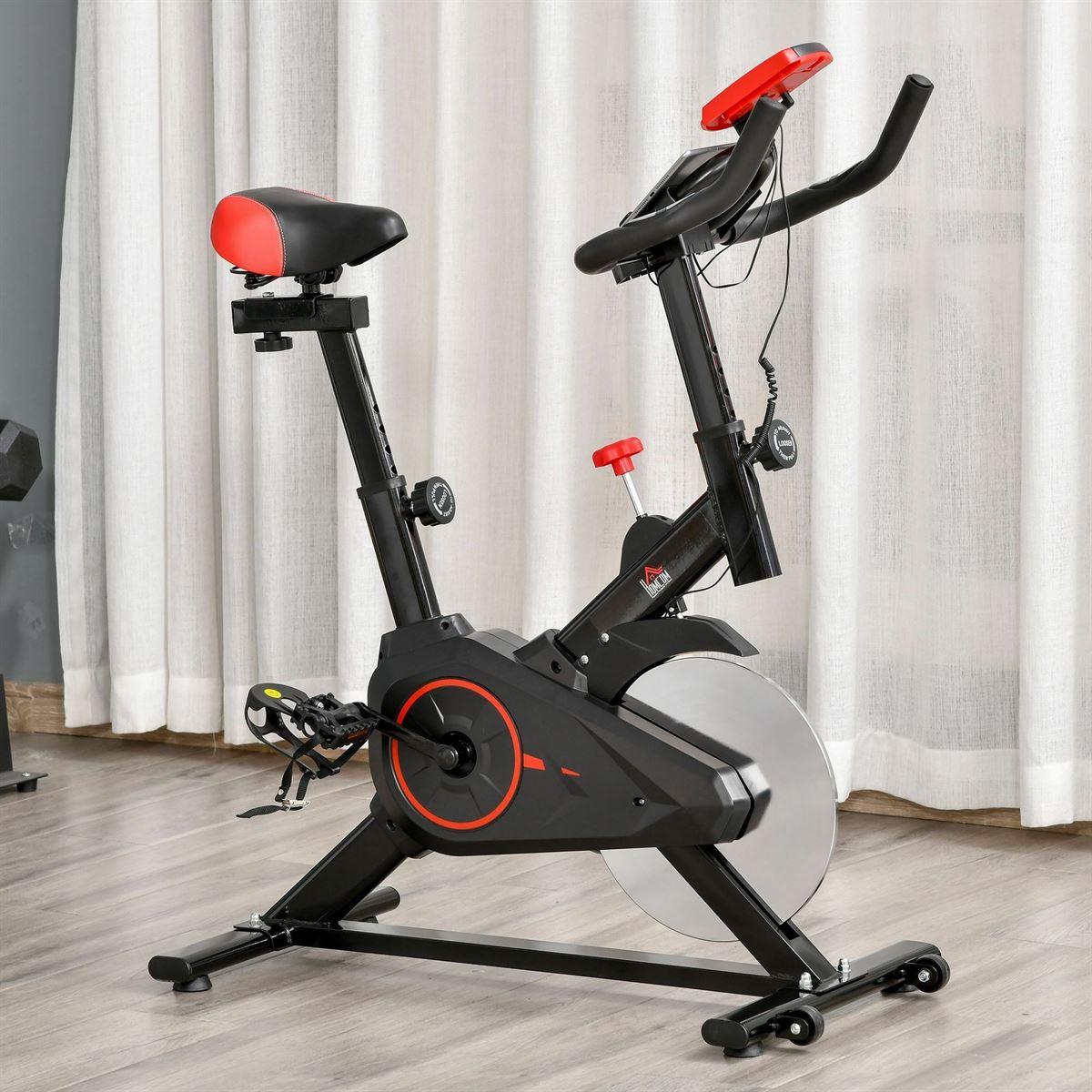 Fitnessfahrrad mit LCD-Monitor