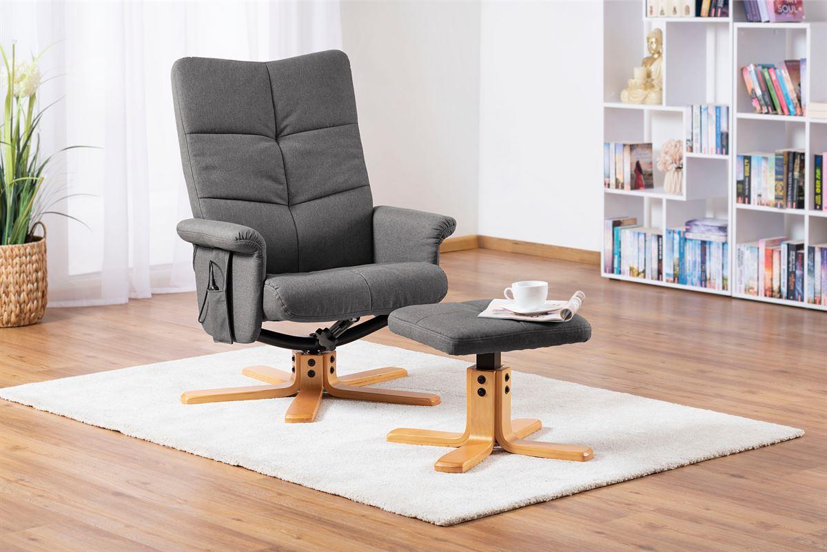 Orbisana Massagesessel mit Fußhocker