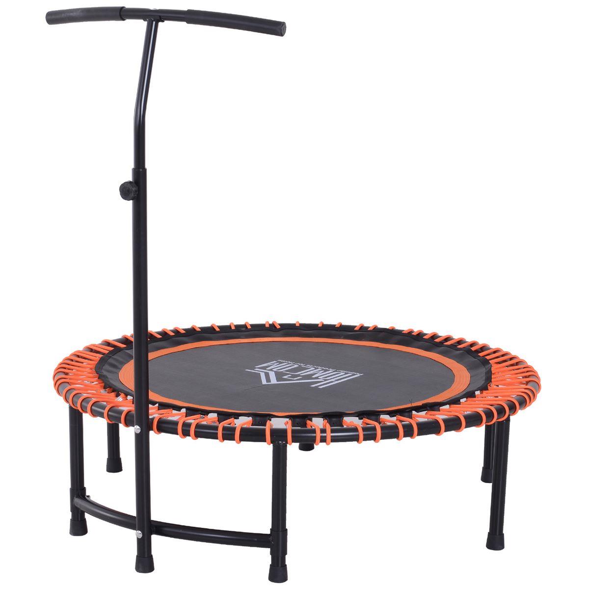 Fitness-Trampolin mit Haltegriff