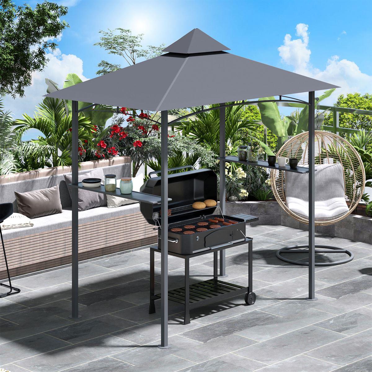 Grillpavillon mit Doppeldach